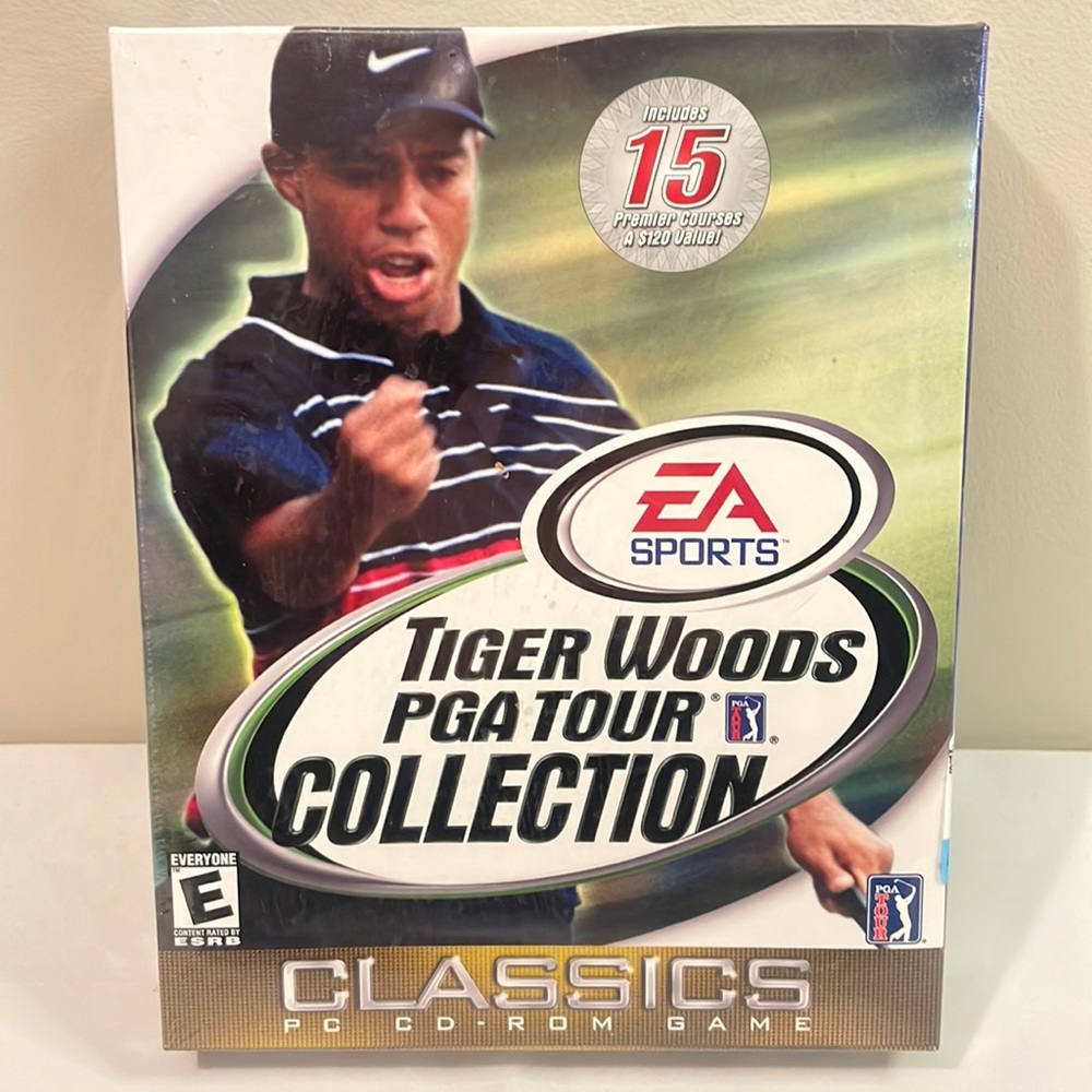 Tiger Woods PGA Tour Collection PC CD-Rom Game Sealed! EA Sports
